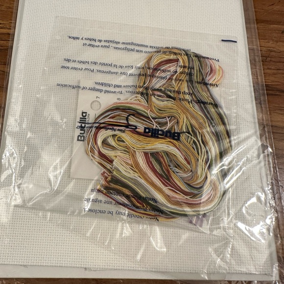 Bucilla Teacup Trio Counted Cross Stitch Kit Sandy Clough Faith Hope Love - Picture 4 of 4